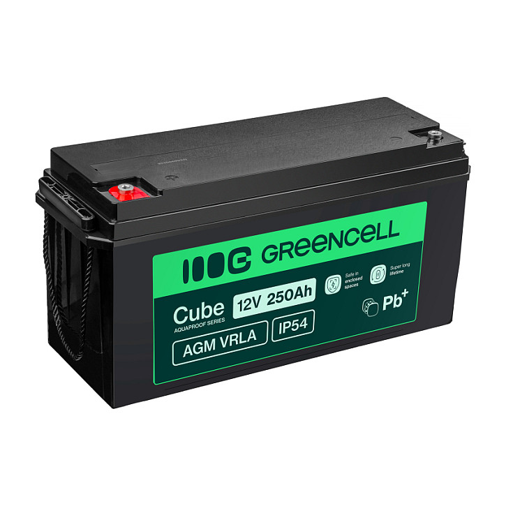 Green Cell AGM12V250AH-J UPS battery