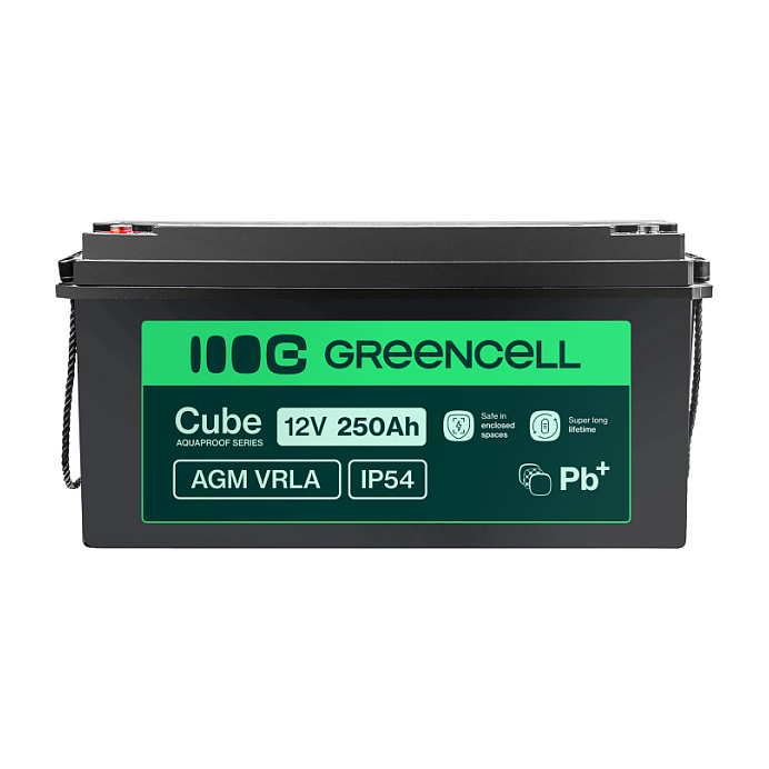 Green Cell AGM12V250AH-J UPS battery