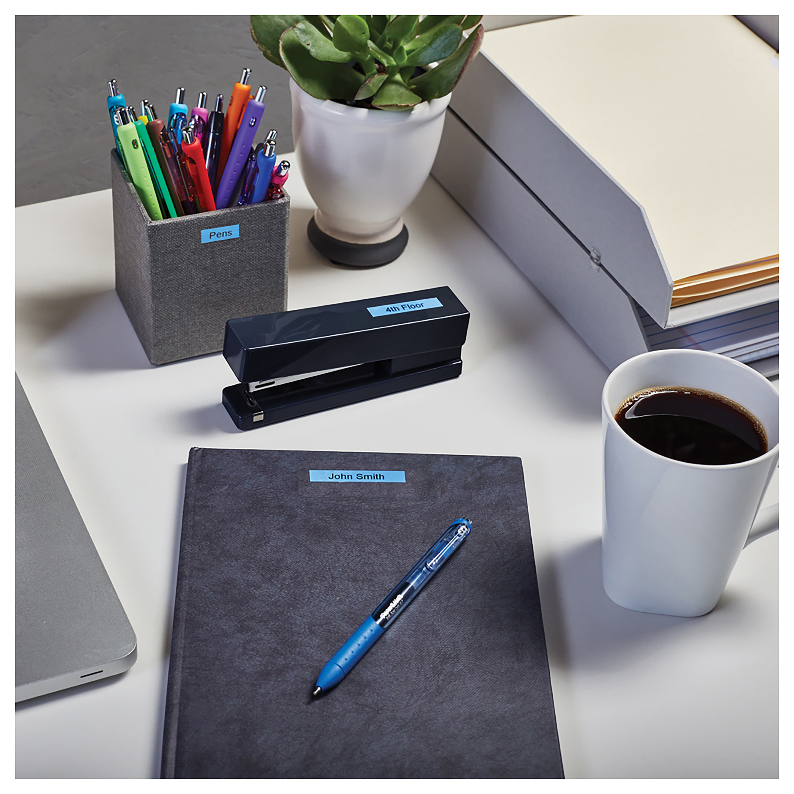 DYMO D1 Standard - Black on Blue - 9mm label-making tape