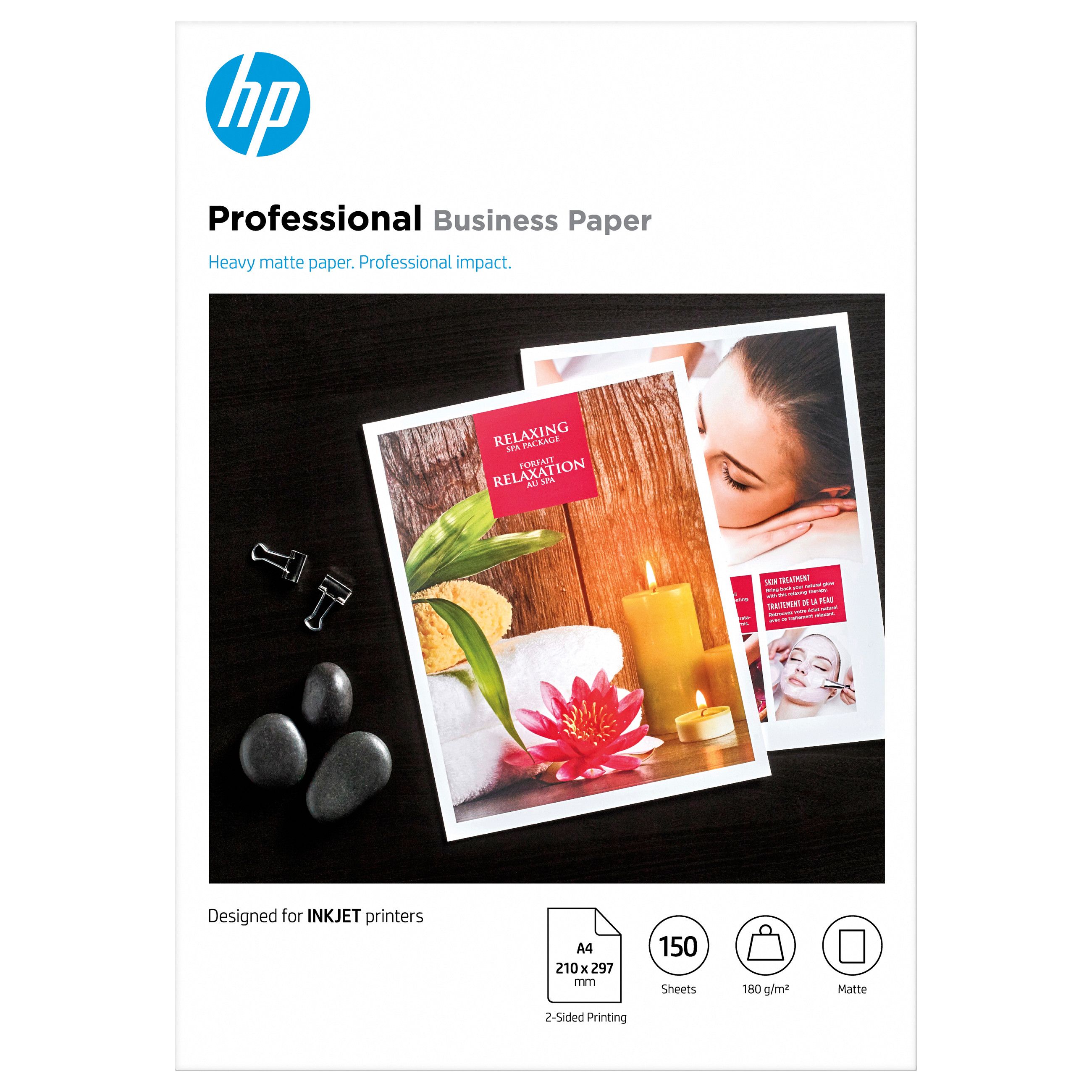 HP Professional Inkjet Matte FSC Paper 180 gsm-150 sht/A4/210 x 297 mm printing paper