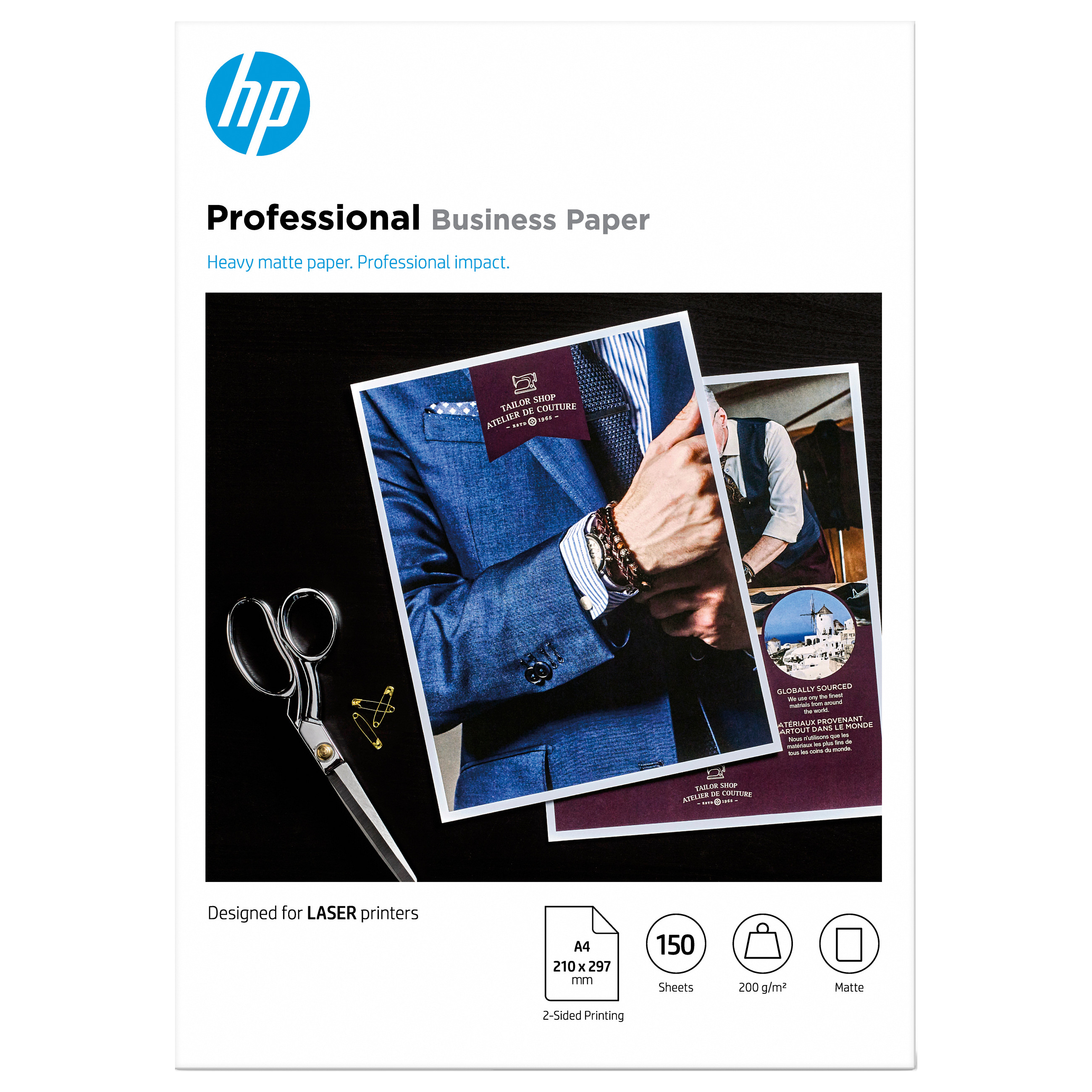 HP Professional Laser Matte FSC Paper 200 gsm-150 sht/A4/210 x 297 mm printing paper
