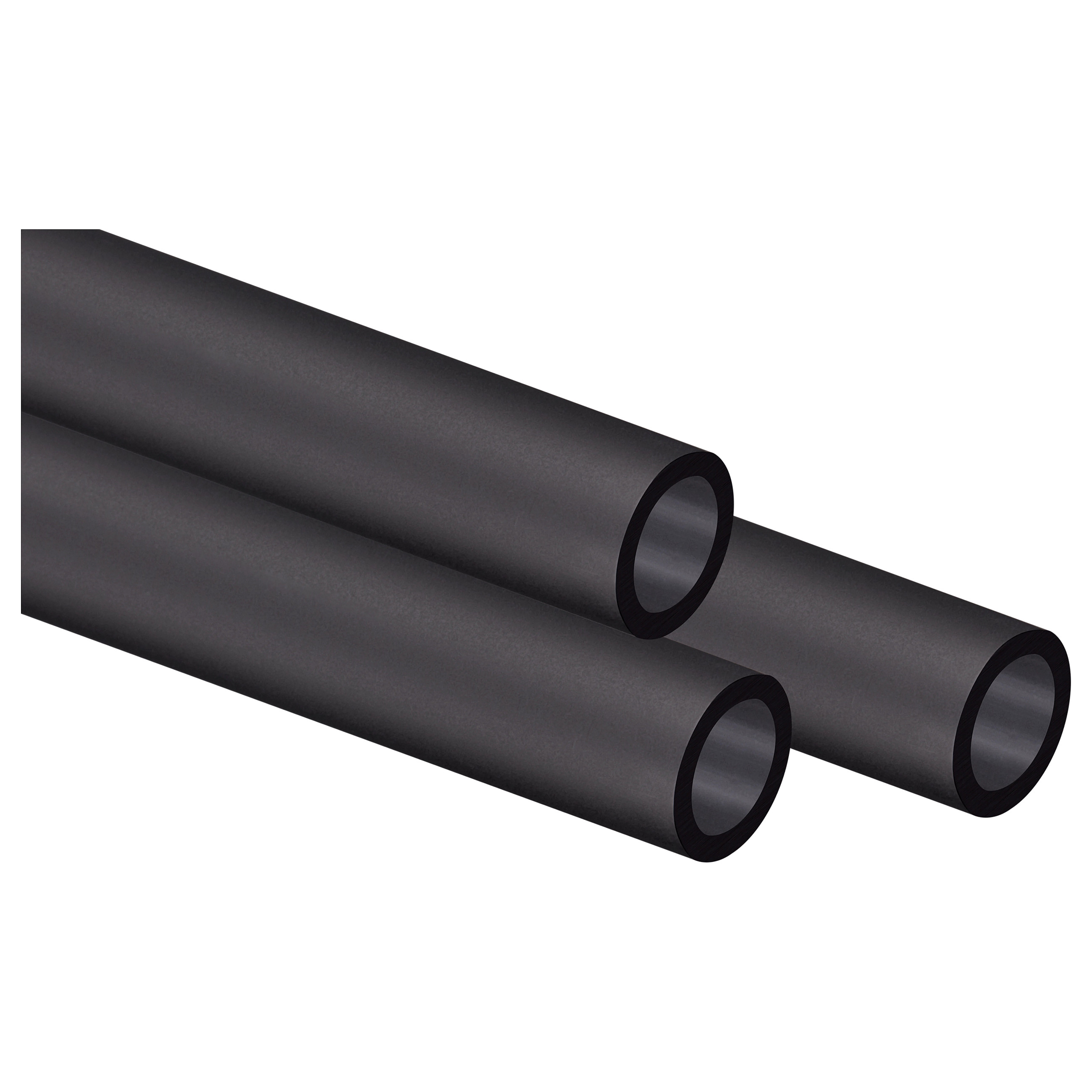 K Corsair CX-9059008-WW Tubing Polymethyl Methacrylate (PMMA) Black 3 Piece(s)