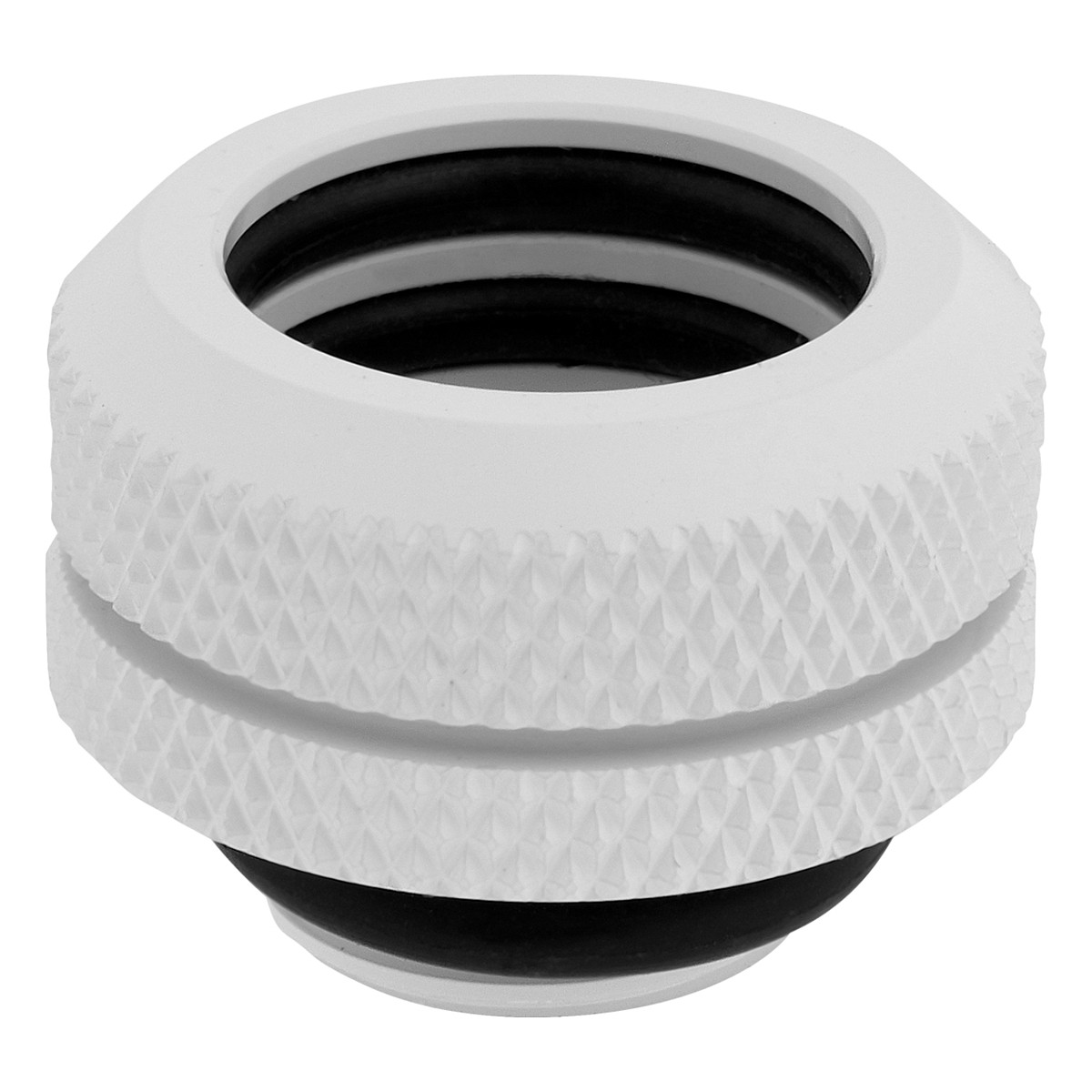 K Corsair Hydro X Series XF Hardline Connection Straight G1/4 to 14mm AD Hardtube Pack of 4 White