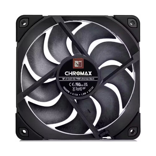 Noctua NF-A12x25 G2 PWM chromax.black