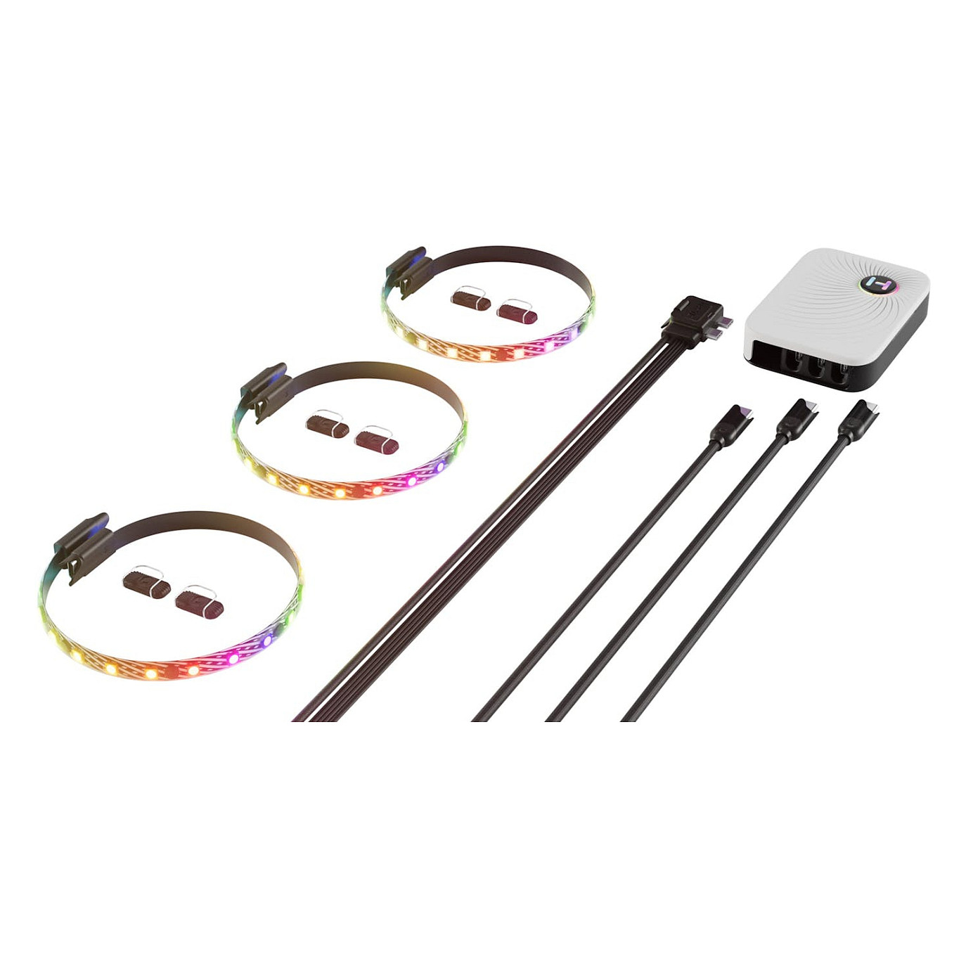 HYTE LS10 LED Stripe 3er Pack mit Nexus Portal NP50 Gehäusezubehör