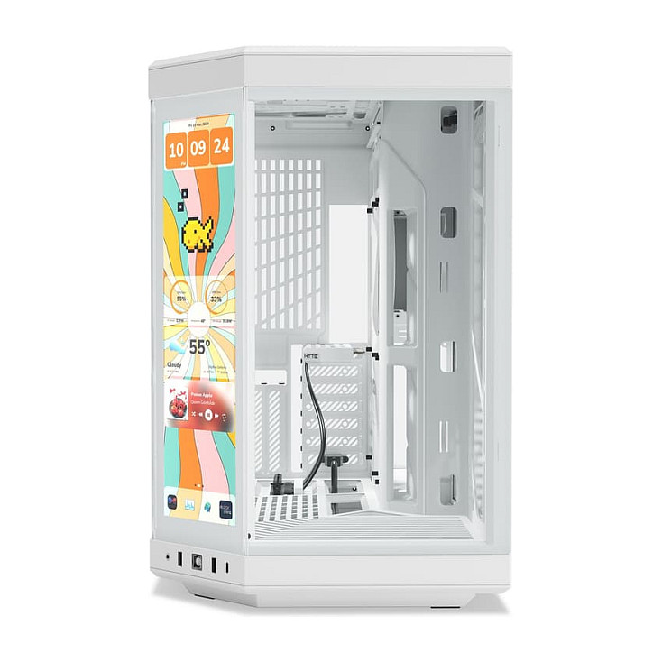 HYTE Y70 Midi Tower Touch Infinite Snow White