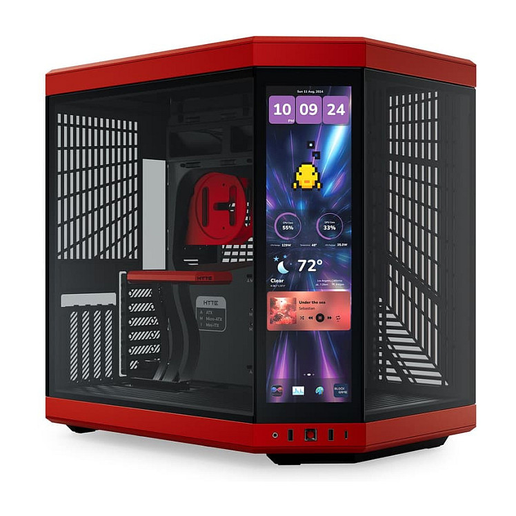HYTE Y70 Midi Tower Touch Infinite Black Cherry Midi-/Mini-Tower