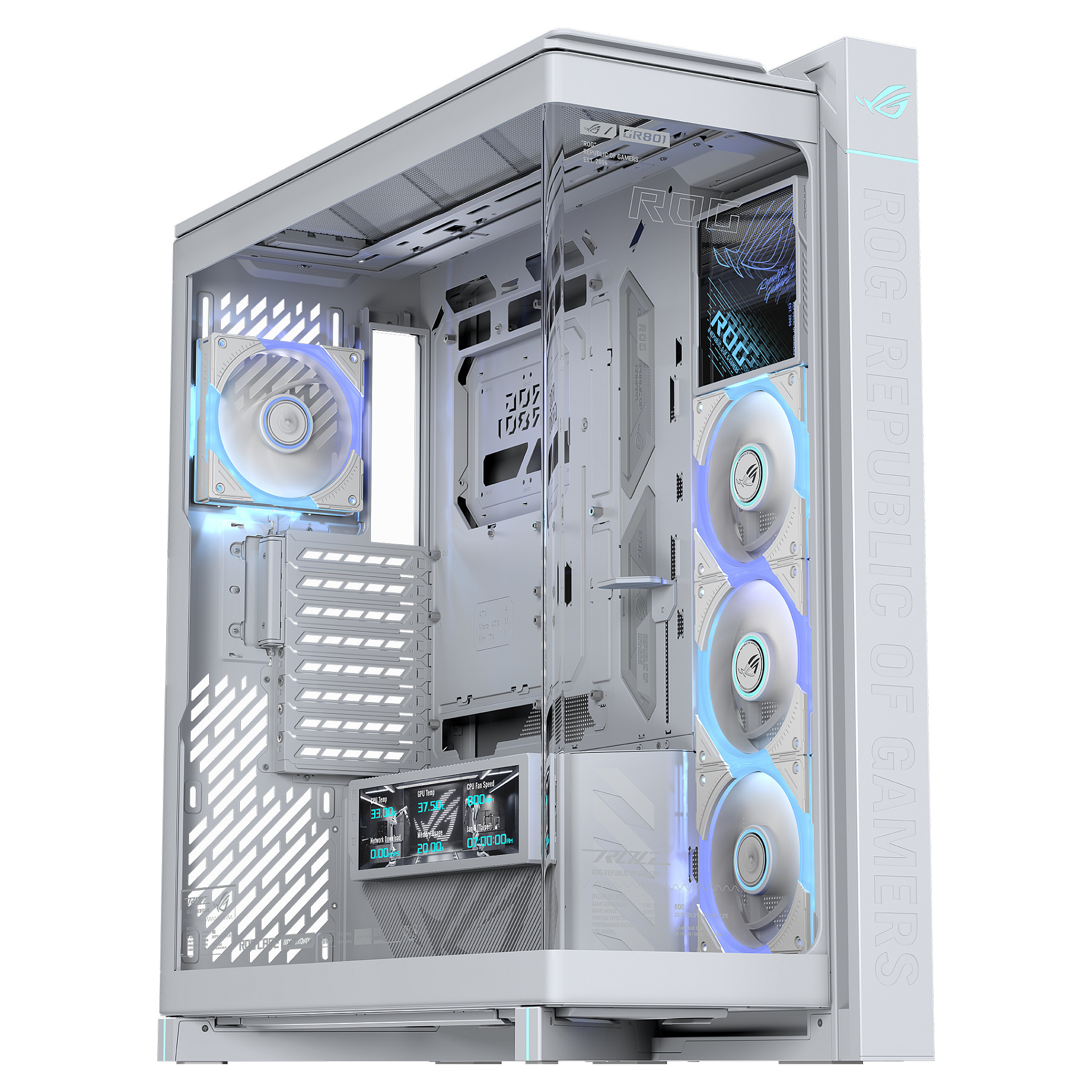ASUS GEH ROG CRONOX GR801 CURVE TG ARGB WHITE