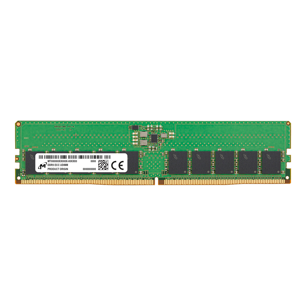 16GB MICRON Server Memory Module UDIMM/ECC 5600 MHz CL 46 1.1 V