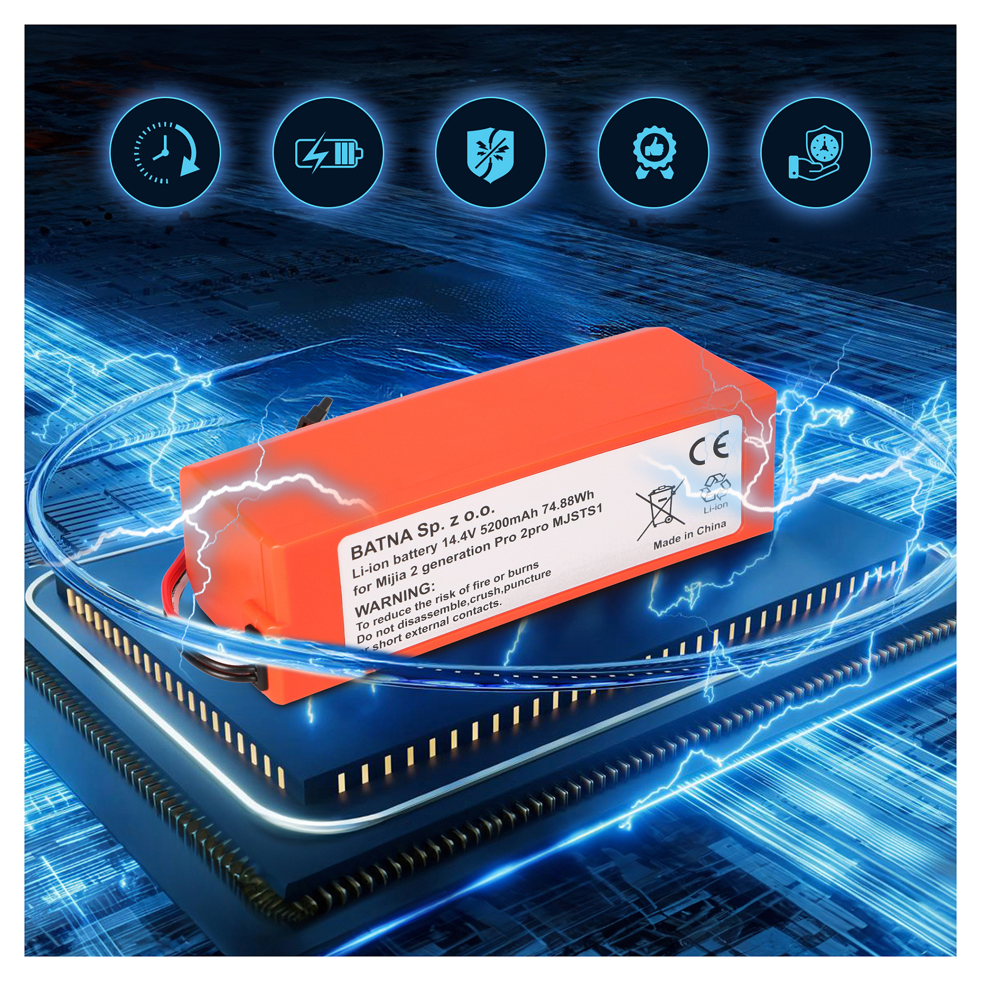 Extralink EX.22905 industrial rechargeable battery