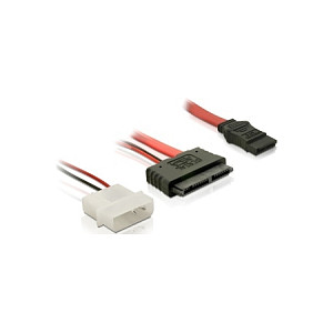 DeLOCK Cable Micro SATA FM + 2-Pin Power + SATA SATA cable