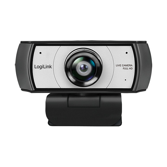 Logilink Webcam 1080p FHD Webcam + Dual-Mikro 120° manu Fok.