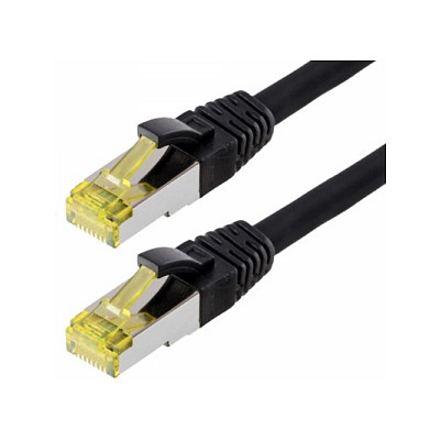 helos Patchkabel Cat.6a GHMT AWG 26/7 schwarz 7,5m