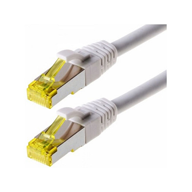 helos Patchkabel Cat.6a GHMT AWG 26/7 weiss 7,5m
