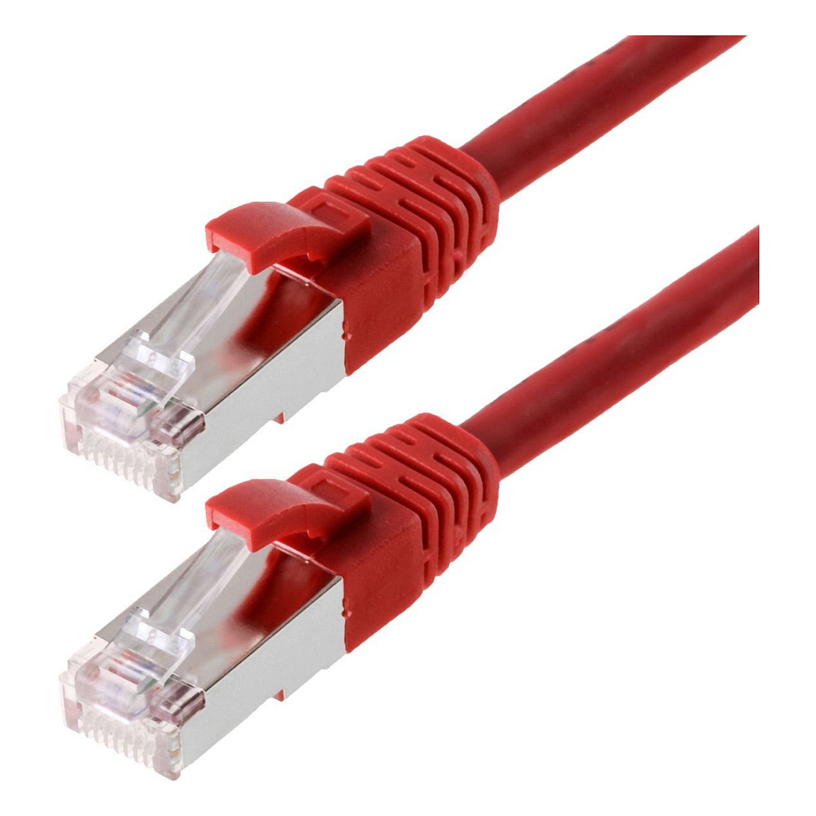 helos Cat.5e Patchkabel SF/UTP AWG 26 rot 5,0 m