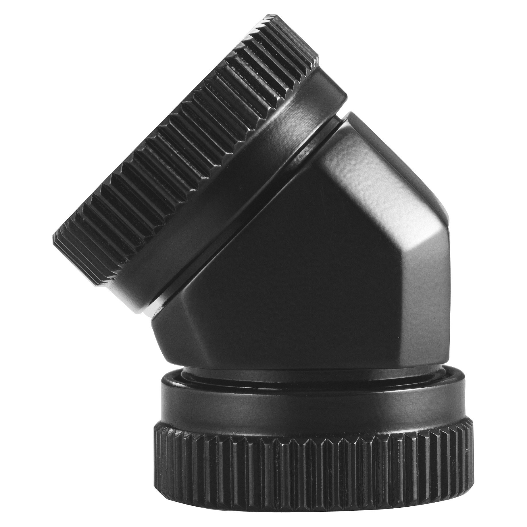 Phanteks Glacier Adapter 45 Degree 12mm OD to 12mm OD Hardtube, Black