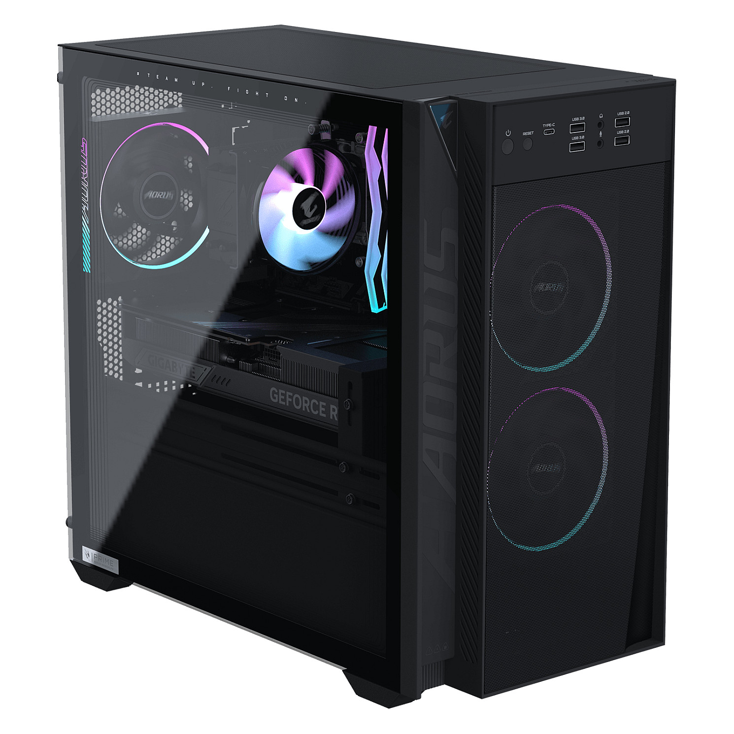 GIGABYTE AORUS Prime 3 Gaming PC AP3A7N6T-5110 RYZ7 9700X/32GB/1TBSSD/RTX5060Ti/W11 Home