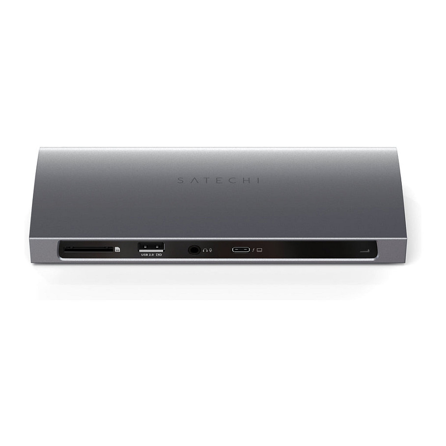 Satechi Thunderbolt 4 Dock, Space Grau, ST-UCT4DM Zubehör Notebooks