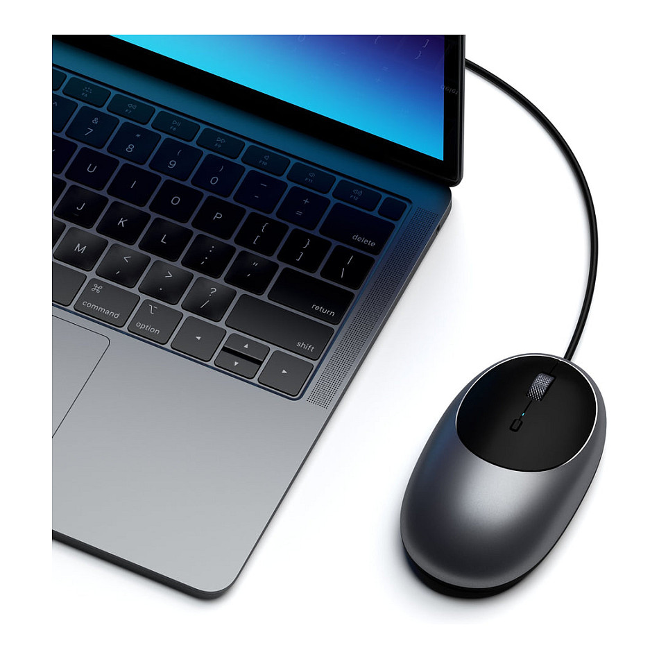Satechi C1 USB-C Maus, Space Grau, Kabelgebunden, ST-AWUCMM