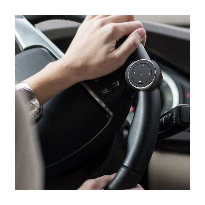 Bluetooth Media Button, Schwarz/Silber, ST-BMB