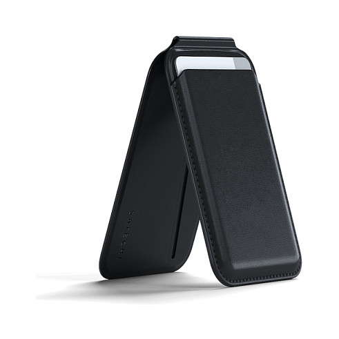 Magnetischer Wallet Stand MagSafe kompatibel, Schwarz, ST-VLWK Smartphone Zubehör
