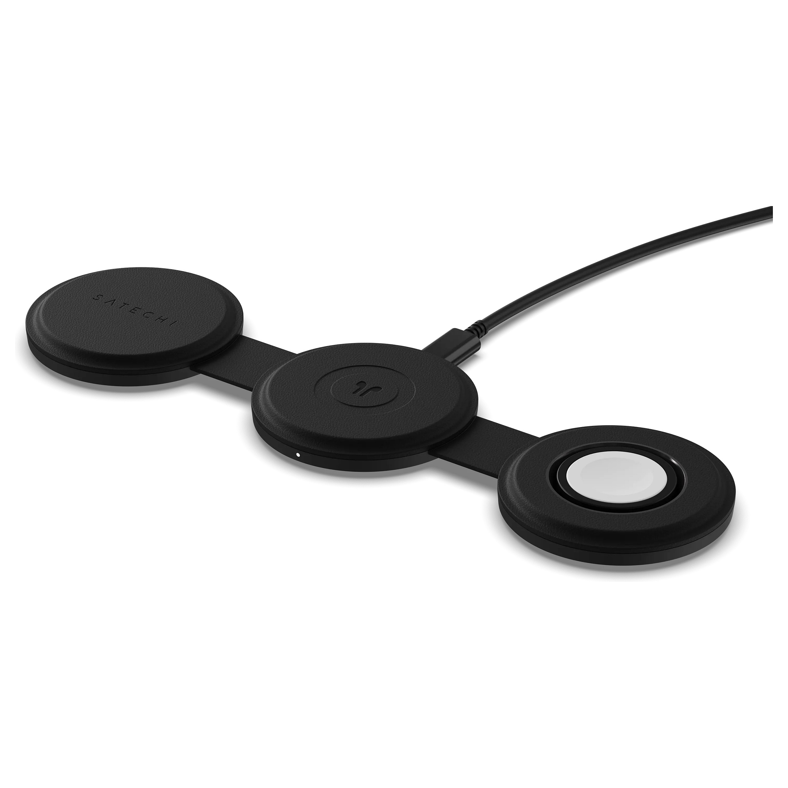OntheGo Wireless Charger mit QI2, Schwarz, 3 in 1, 15W, ST-QTG31K