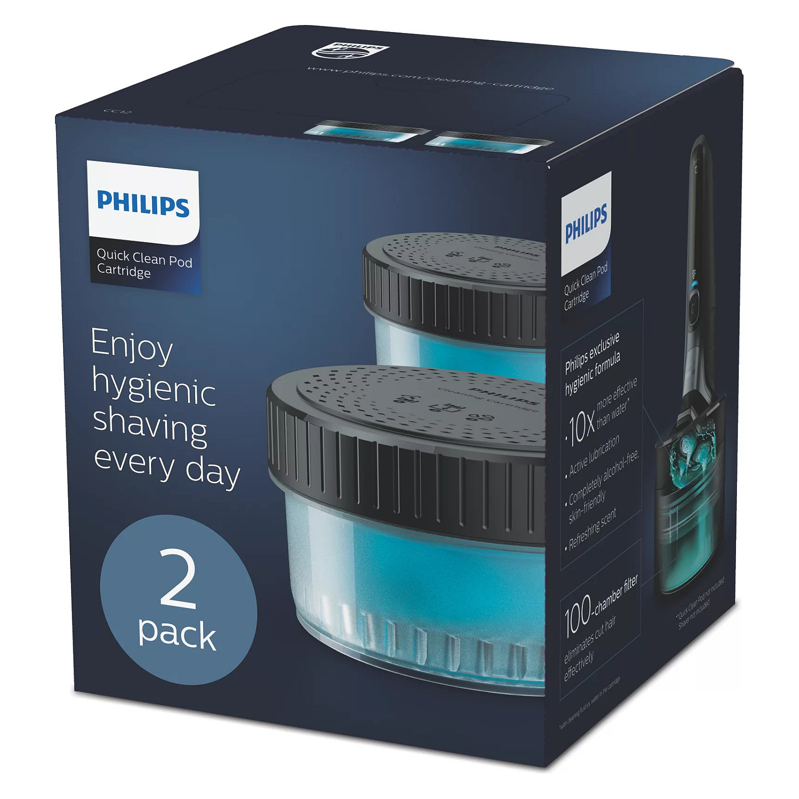 Reinigungskartuschen fr Quick Clean Pod, 2er Pack (2x 160ml, fr Reinigungsstation)