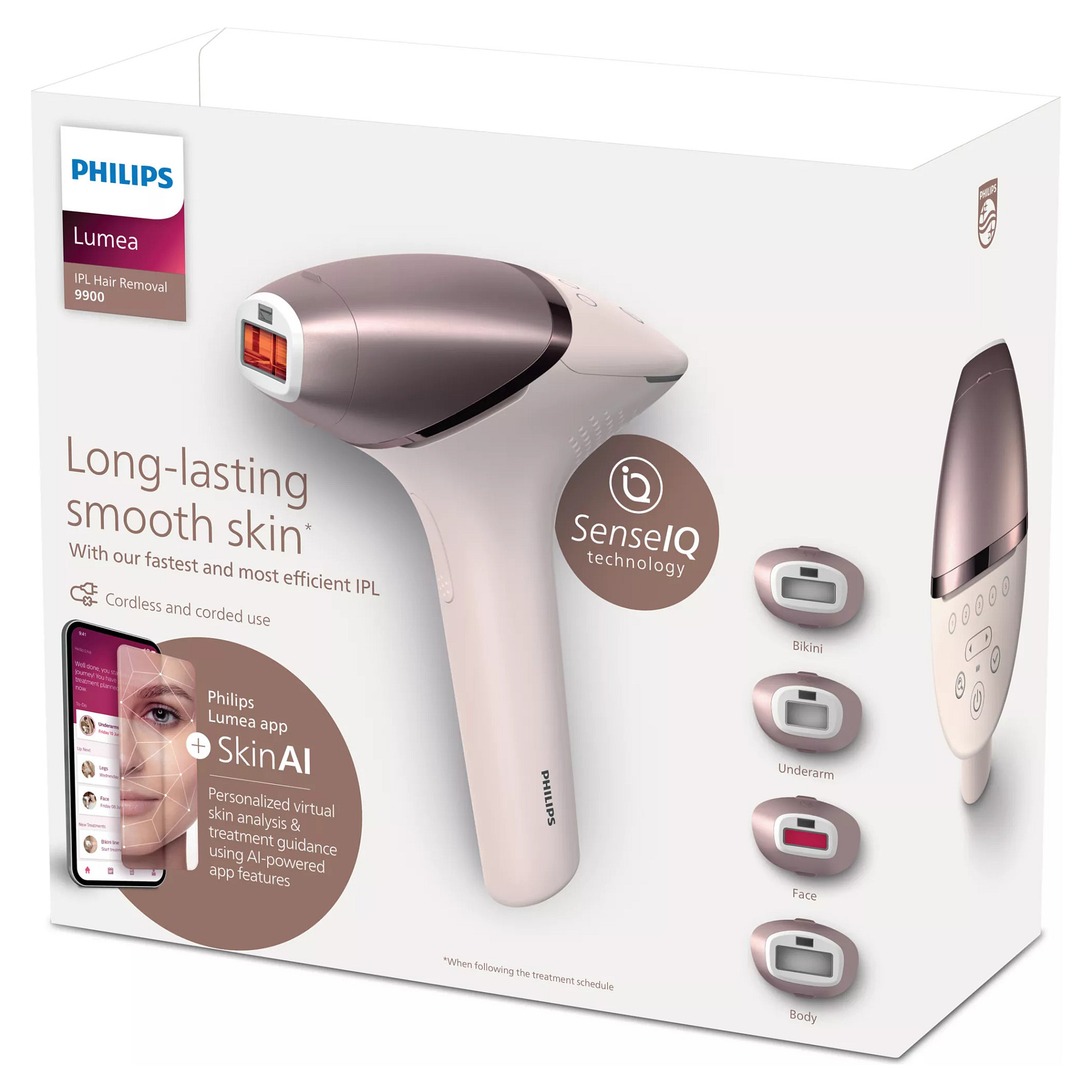 light hair remover Intense pulsed light Pink gold