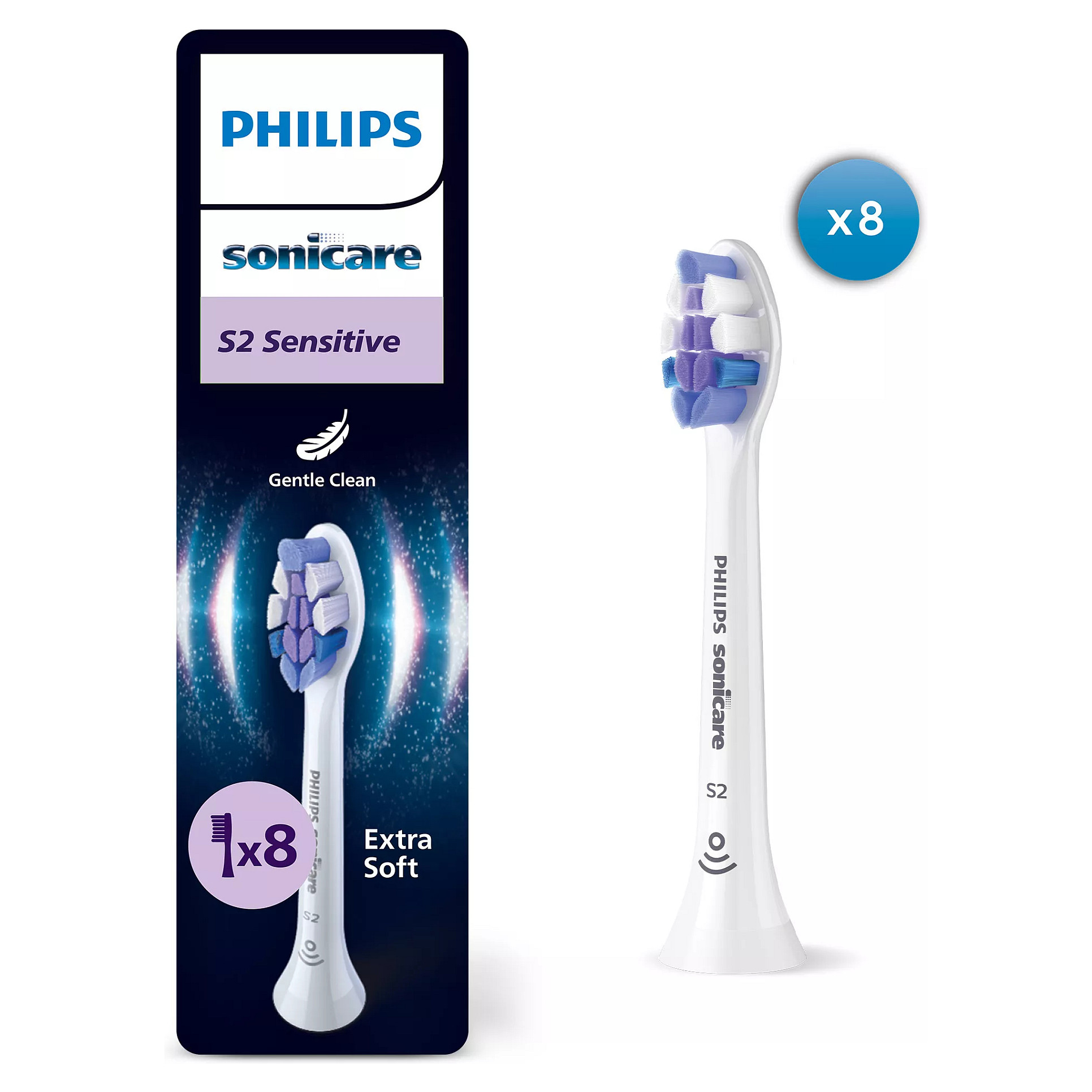 HX6058/87 Sensitive 8er Pack Körperpflege