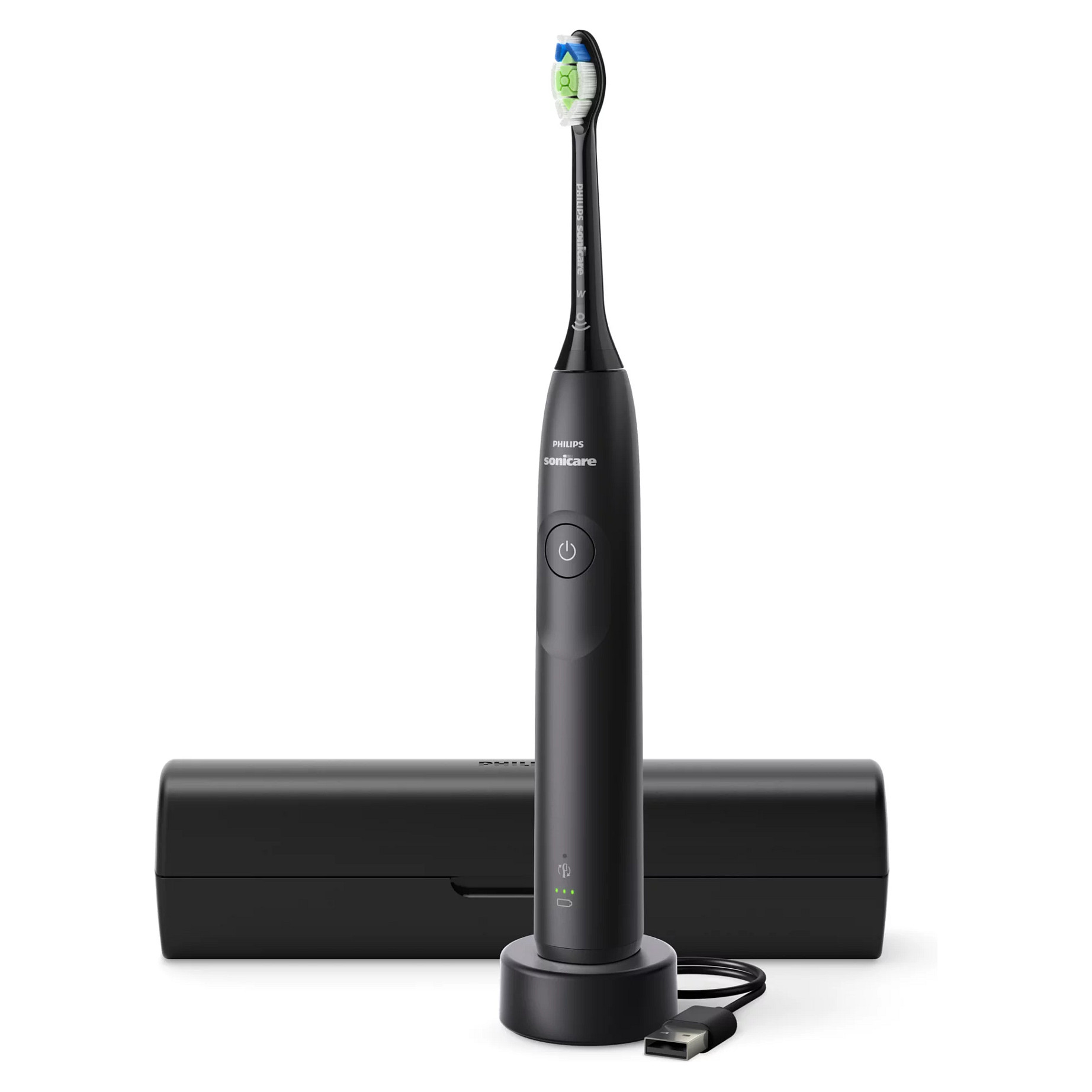 Zahnbrste HX7101/02 / Sonicare 5300 mit Etui Schwarz Körperpflege