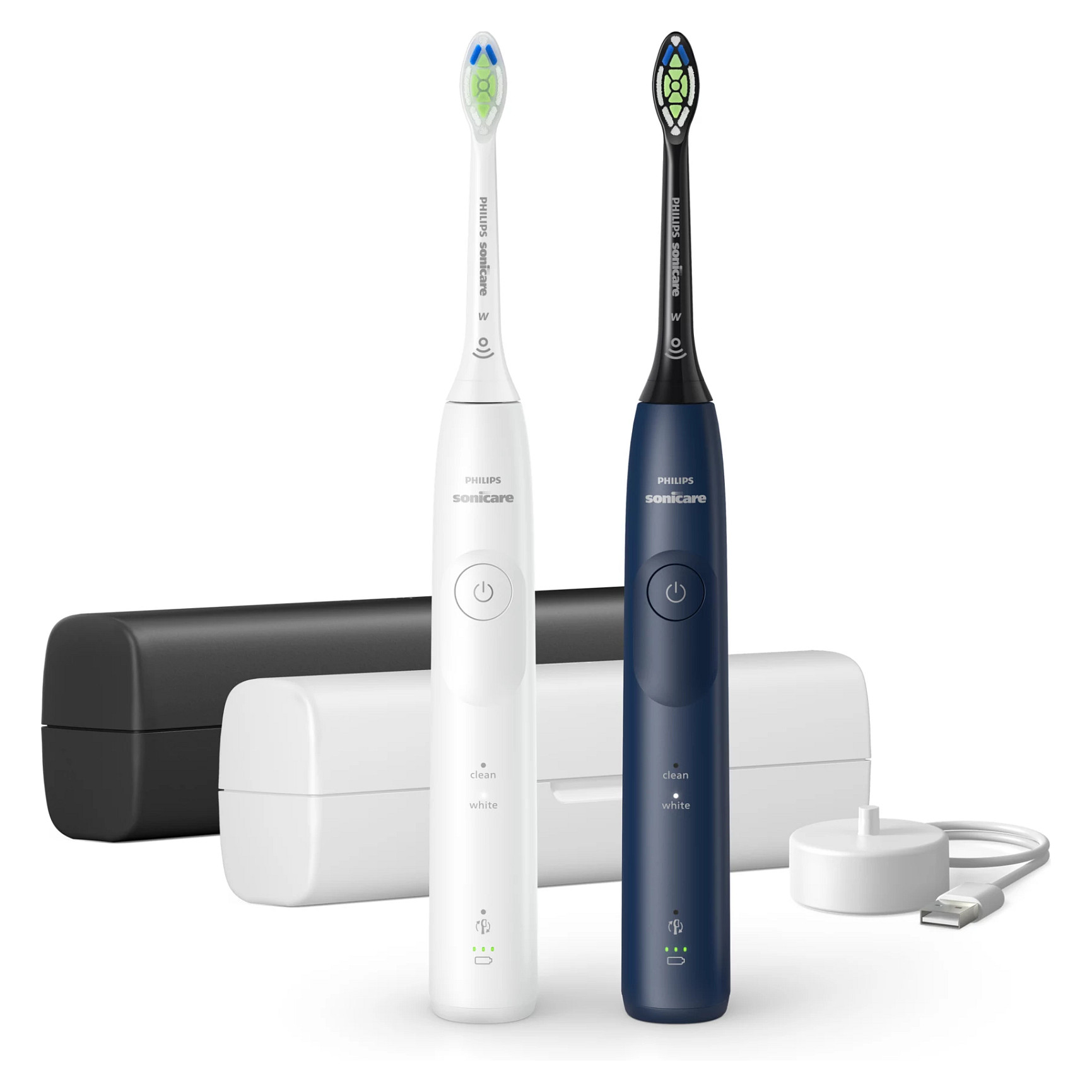 Toothbrush HX7119 01 Sonicare 5500 Duopack navyblue and white (HX7119/01) Körperpflege