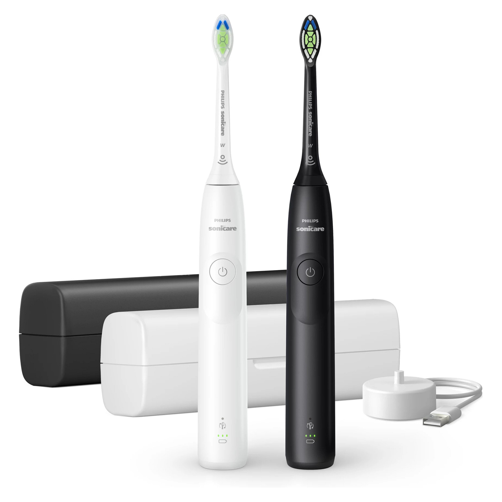 Toothbrush HX7109 01 Sonicare 5300 Duopack black Schwarz and white (HX7109/01) Körperpflege