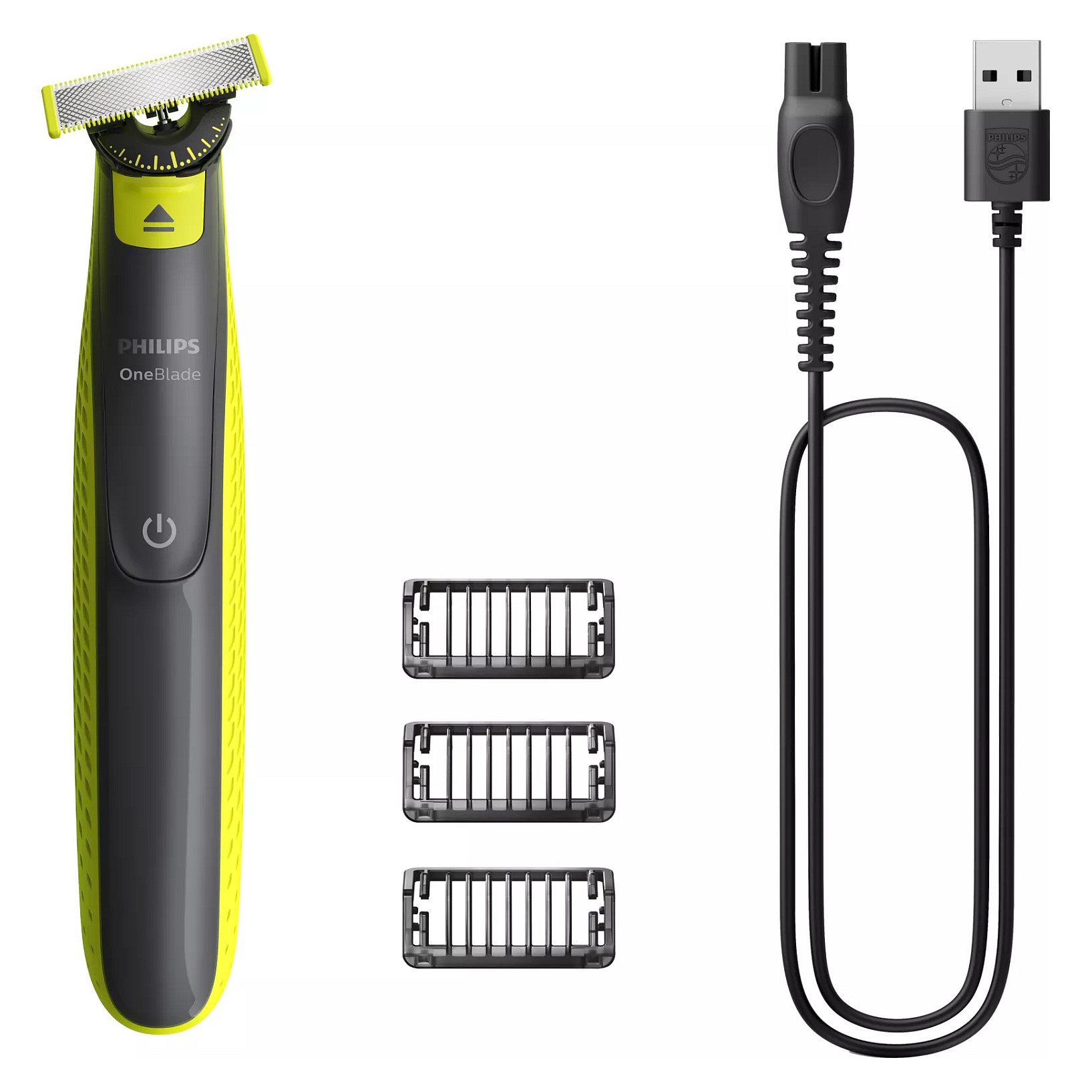 Rasierer OneBlade 360 Face QP2724/23 *grau, limette* Körperpflege