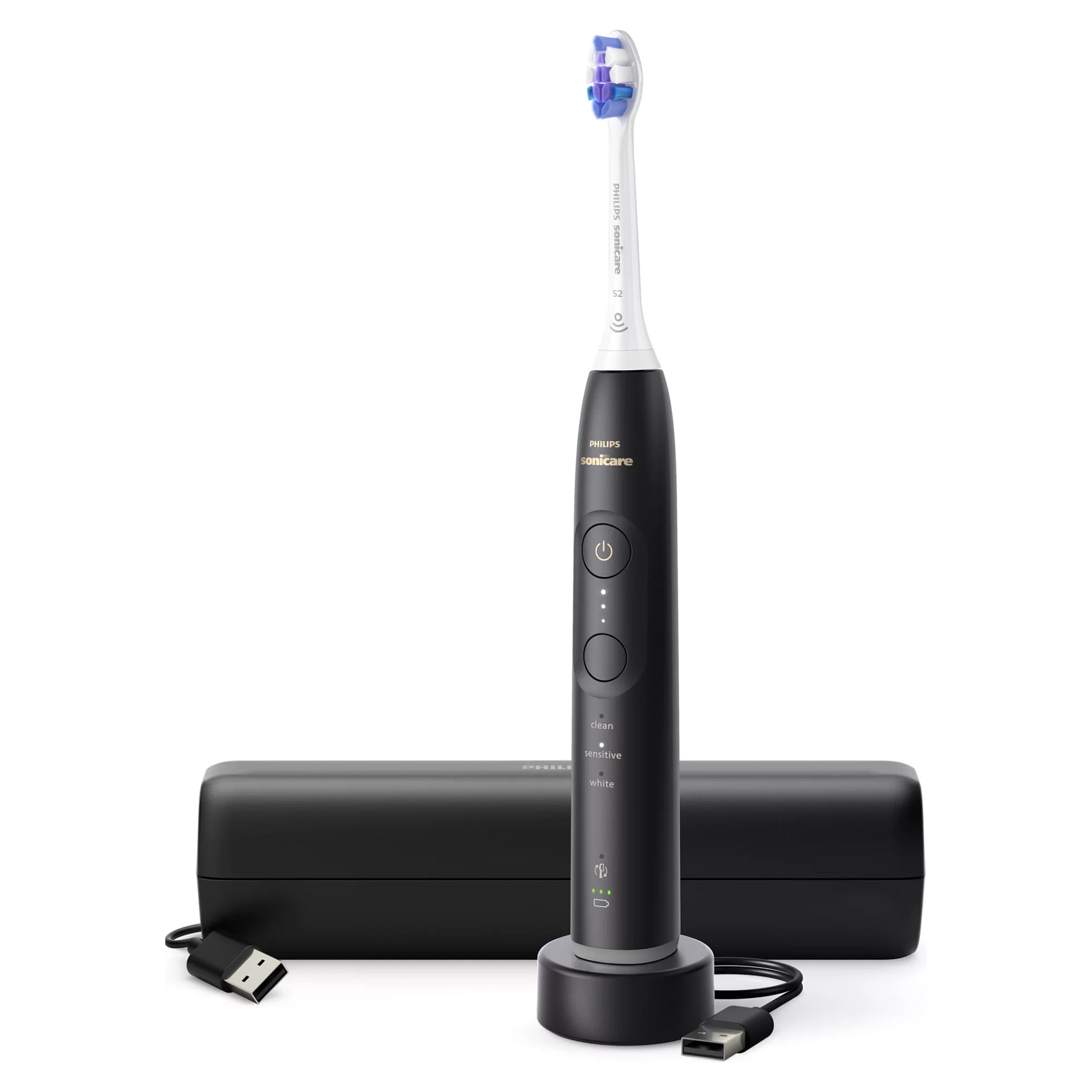 HX7411/02, Schallzahnbürste, Schwarz Körperpflege