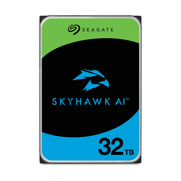 32TB SEAGATE Video Optimized Skyhawk AI 6Gb/s 512MB cache 8,9cm 3,5Zoll CMR Helium