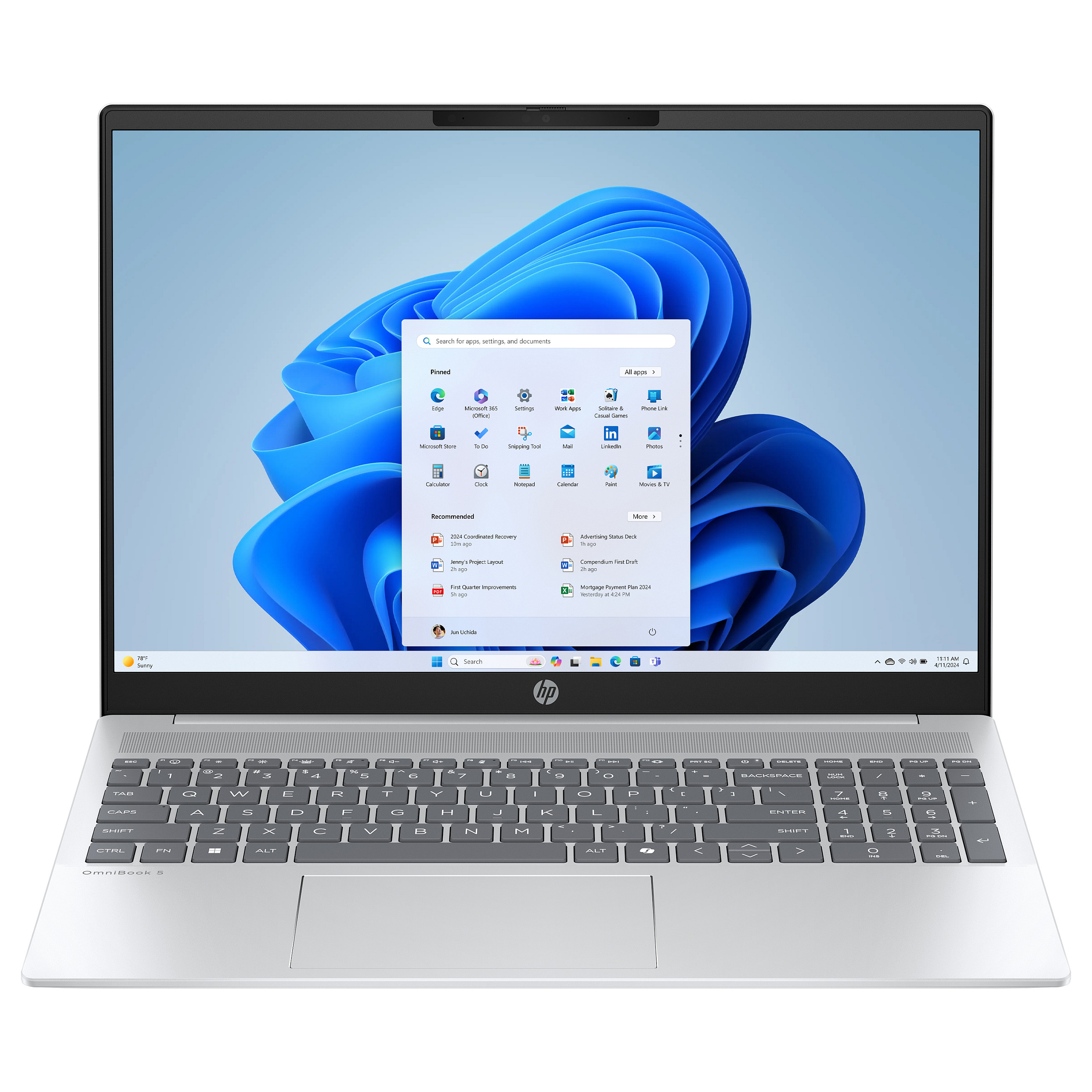 HP OmniBook 5 16-af1450ngx CU5 225U/16GB/512SSD/W11 Home Notebooks