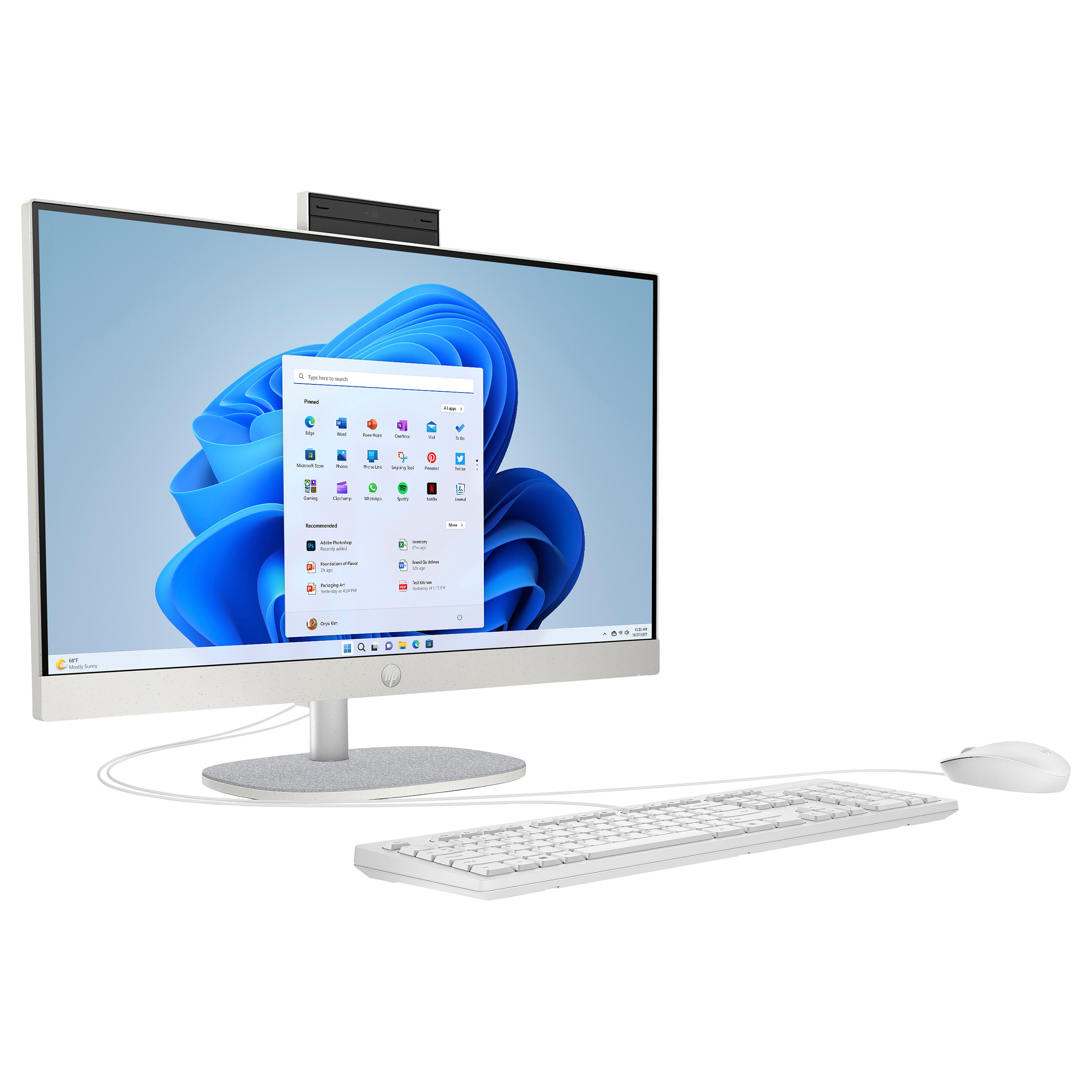 AIO HP 24-cr0430ng 23,8 i3-1315U/8GB/256SSD/W11 Home white