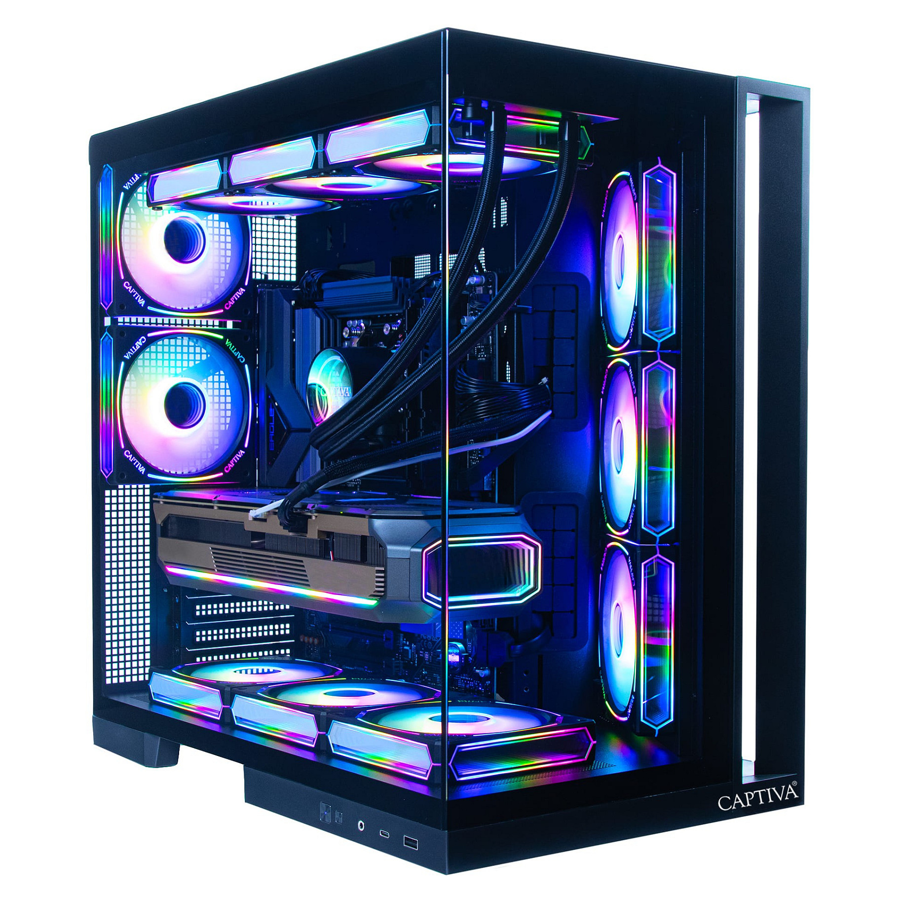 Captiva PC Highend Gaming I10-2668 CU7 270K Plus/32GB/1TBSSD/RTX5070Ti/W11 Home Marken PCs
