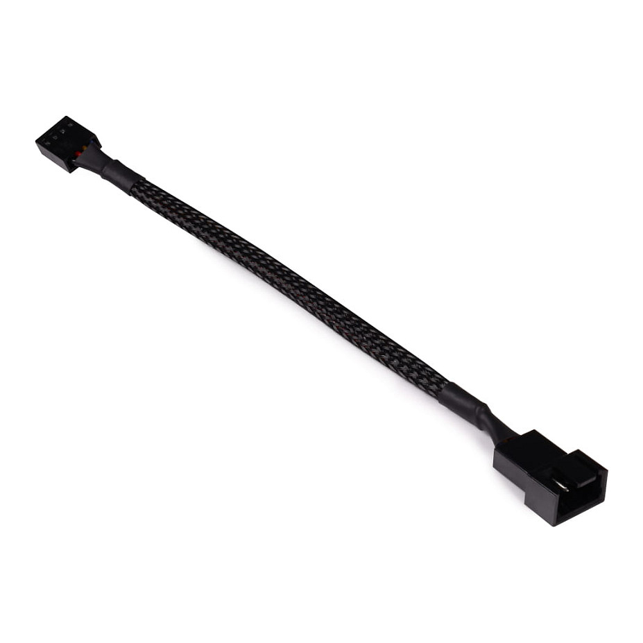 Alphacool Lüfterkabel 4-Pin auf 4-Pin Verlängerung 15cm - schwarz