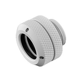 Bitspower Multi-Link Adapter Anschluss gerade G1/4 Zoll AG auf 12mm AD Hardtube - weiß Gehäusezubehör