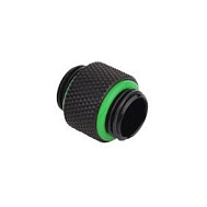 Bitspower Adapter gerade G1/4 Zoll AG auf G1/4 Zoll AG - lang, schwarz matt Gehäusezubehör