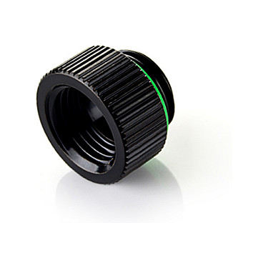 Bitspower Touchaqua Adapter gerade G1/4 Zoll AG auf G1/4 Zoll IG - 2er Pack, 10mm, schwarz Gehäusezubehör