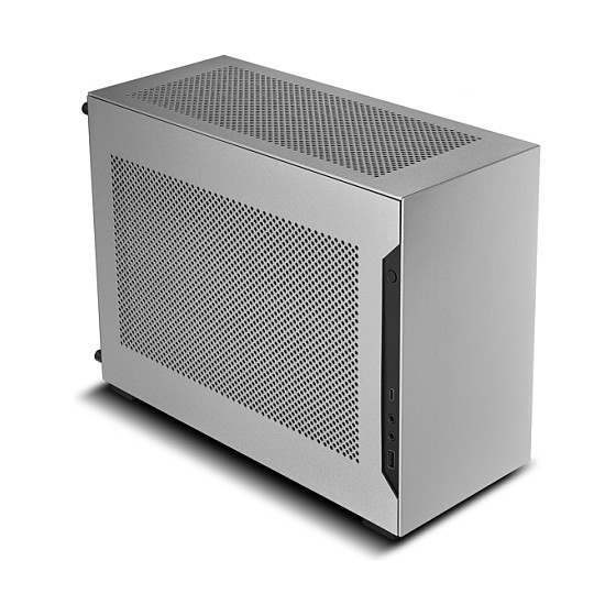 Lian Li x DAN Cases A4-H2O PC-Gehäuse, Mini-Gehäuse, Mini-ITX, PCIe 5.0 Riser - silber ITX Gehäuse