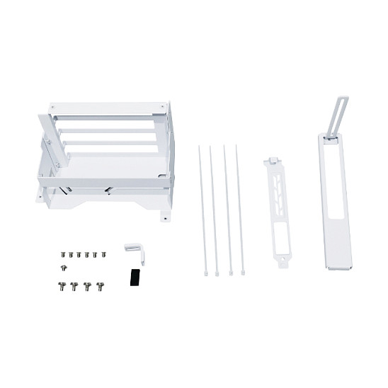 Li O11DEXL-1W Upright GPU-Bracket - weiß Grafikkarten-Zubehör