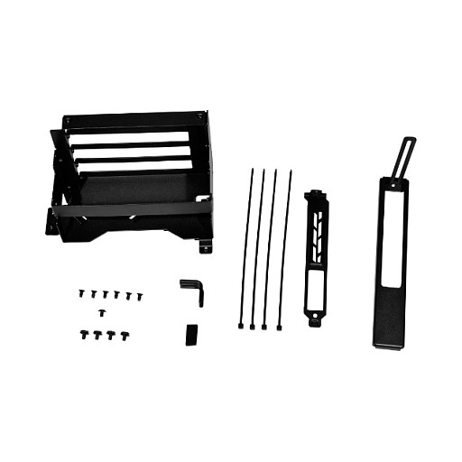 Li O11DEXL-1X Upright GPU-Bracket - schwarz Grafikkarten-Zubehör