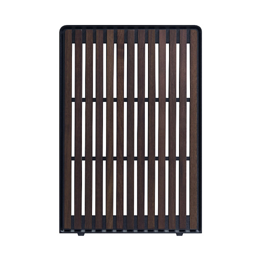 Lian Li DAN Cases A3-mATX Wood Edition Front Panel - Walnuss, schwarz Gehäusezubehör
