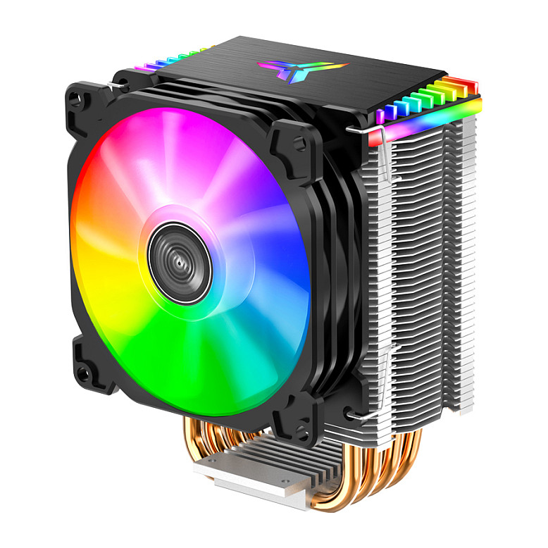 K Jonsbo CR-1400 CPU-Kühler, ARGB - 92mm, schwarz