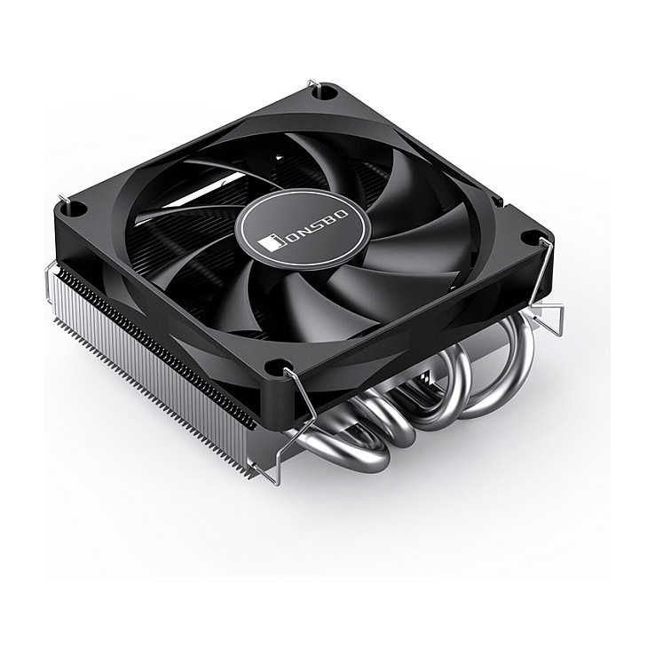 K Jonsbo HP-400S CPU-Kühler, Top Blower, low Profile, 40mm Höhe - 90mm, schwarz