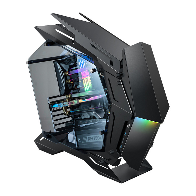 Jonsbo MOD3 Big-Tower Showcase, Tempered Glass - schwarz