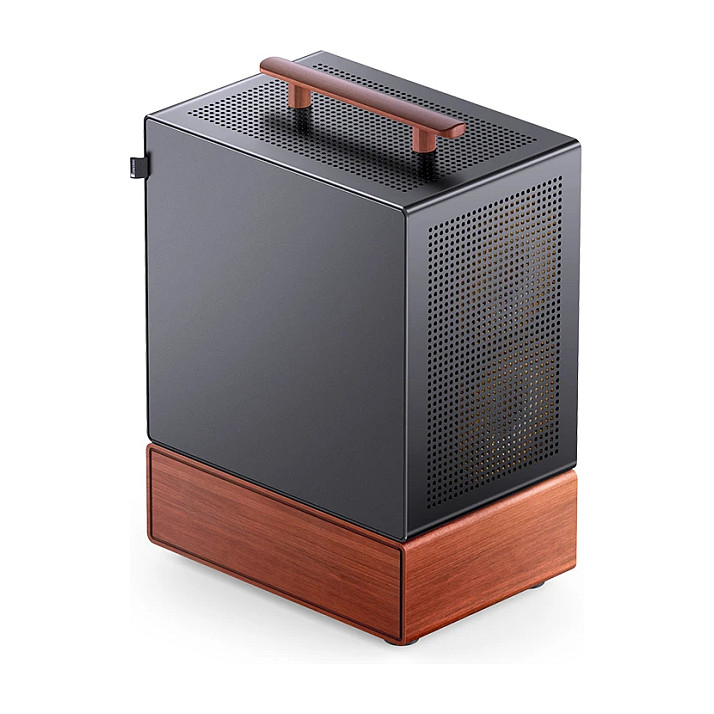 Jonsbo T7 PC-Gehäuse, Midi-Tower, mATX, Tempered Glass - schwarz Midi-/Mini-Tower